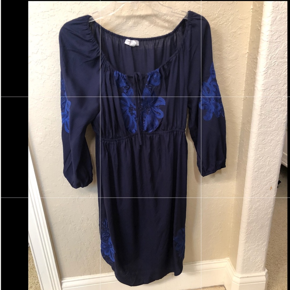 Pea in the pod Maternity dress S Navy